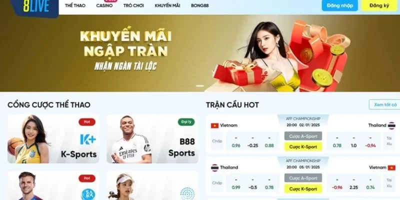 Đa dạng sảnh game lựa chọn