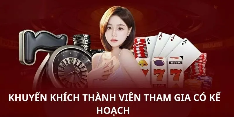 Khuyến khích thành viên tham gia có kế hoạch