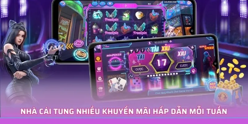 Nhà cái tung nhiều khuyến mãi hấp dẫn mỗi tuần