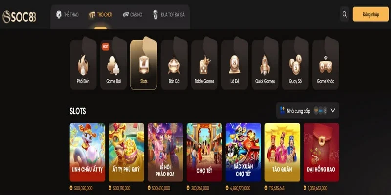 Tham gia slot game với nhiều trò chơi hấp dẫn