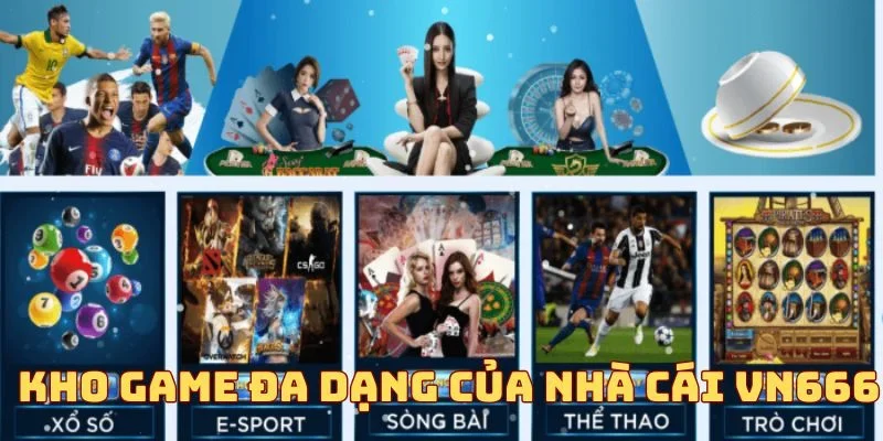 Kho game đa dạng của sân chơi cá cược này