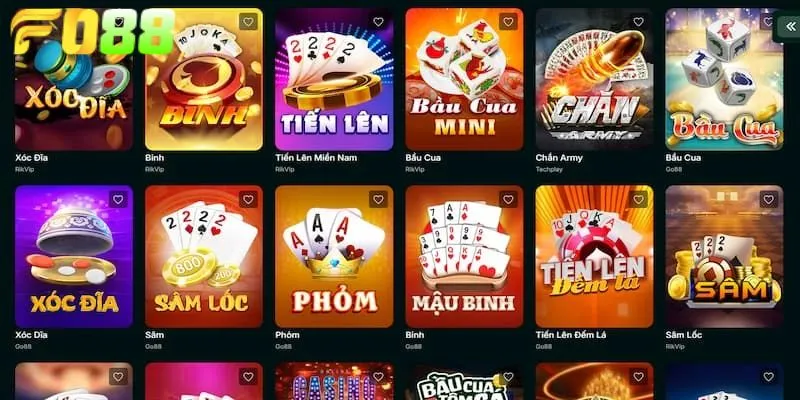 Khám phá những sảnh game hấp dẫn tại Fo88